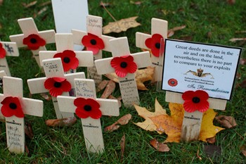 Garden of Remembrance - Remembrance Sunday Glasgow 2012