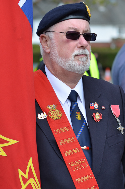 Merchant Navy Standard Bearer - Spitfire Memorial Grangemouth