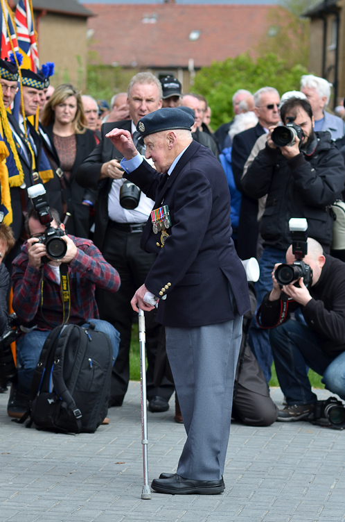 Jackie ‘Dinger’ Bell Salutes - Spitfire Memorial Grangemouth