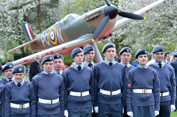 ATC Cadets - Spitfire Memorial Grangemouth