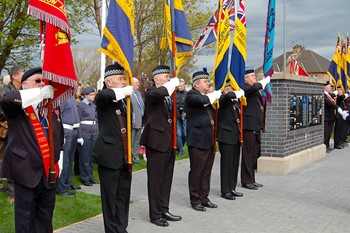 Standard Bearers - Spitfire Memorial Grangemouth