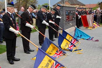 Standards Lowered - Spitfire Memorial Grangemouth