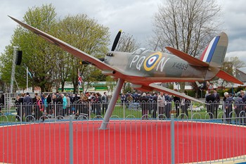 Spitfire X4859 Unveiled at Grangemouth