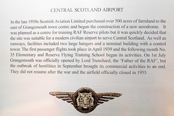 Central Scotland Airport - Spitfire Memorial Grangemouth