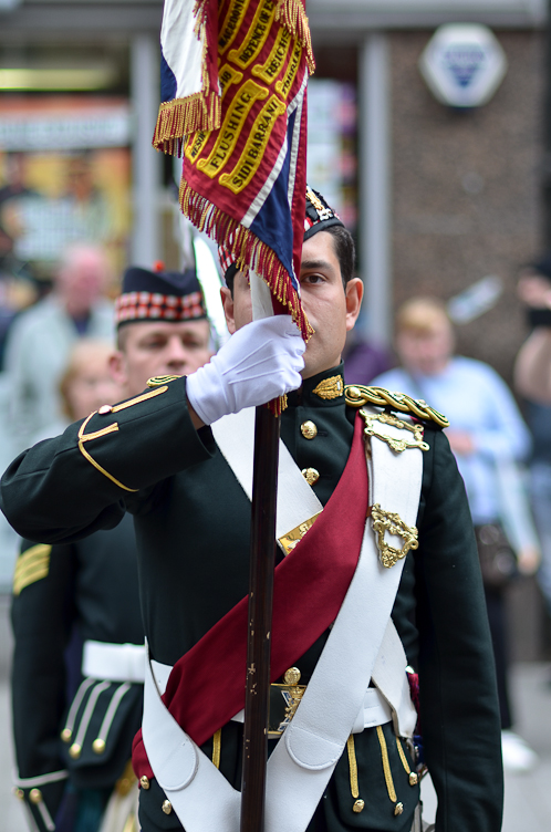 Argyll and Sutherland Highlanders Soldier - Farewell Parade Stirling 2013