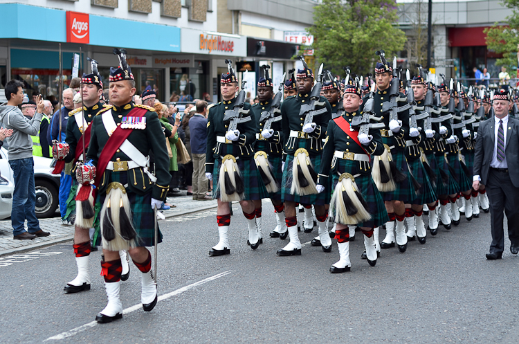 Argyll and Sutherland Highlanders - Farewell Parade, Murray Place, Stirling 2013