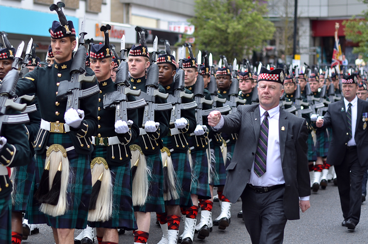 Argyll and Sutherland Highlanders Farewell Parade Stirling 2013