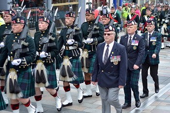 Argyll and Sutherland Highlanders - Farewell Parade, Friars Street, Stirling 2013