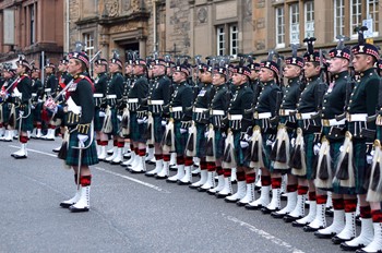 Argyll and Sutherland Highlanders Battalion - Farewell Parade Stirling 2013