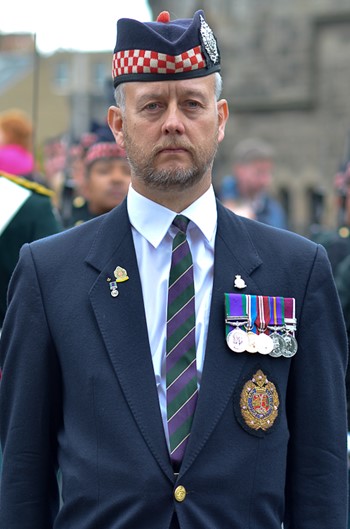 Argyll and Sutherland Highlanders Veteran (5 Scots) - Farewell Parade Stirling 2013