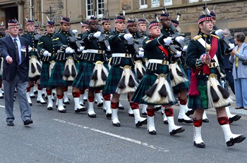 Argyll and Sutherland Highlanders Battalion - Farewell Parade Stirling 2013