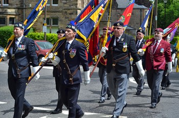 Standard Bearers - Stirling Armed Forces Day 2013
