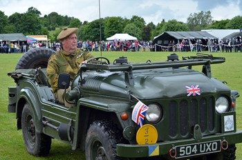 Military Vehicles Lap of Honour - Stirling Armed Forces Day 2013