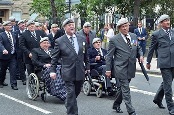 Royal Scots Dragoon Guards Association Veterans - Armed Forces Day Glasgow 2013