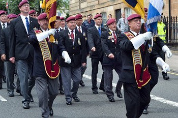 Parachute Regiment Veterans - Armed Forces Day Glasgow 2013