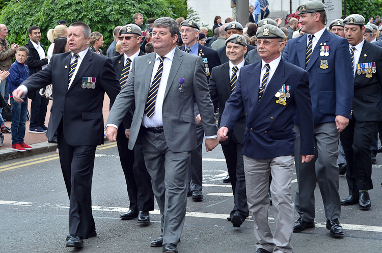 Royal Scots Dragoon Guards Veterans - George Square AFD Glasgow 2013