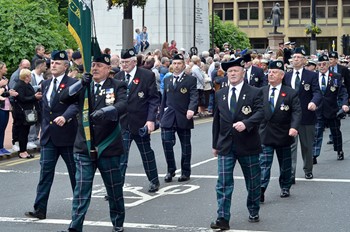 Cameronians (Scottish Rifles) Veterans - Armed Forces Day Glasgow 2013