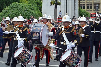 Royal Marines Band Scotland on Parade - Glasgow AFD 2013