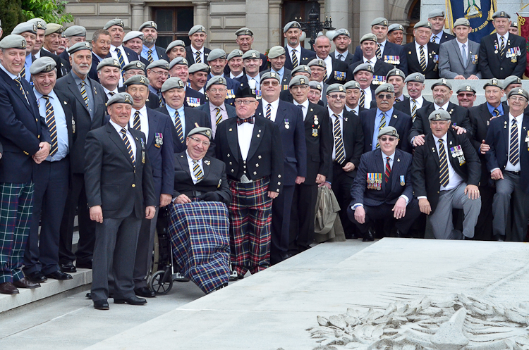 Royal Scots Dragoon Guards Veterans - George Square, Glasgow 2013