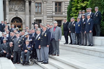 Royal Scots Dragoon Guards Veterans - George Square, Glasgow 2013