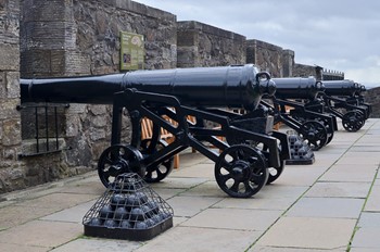 Guns of the Grand Battery - Stirling Castle, Scotland