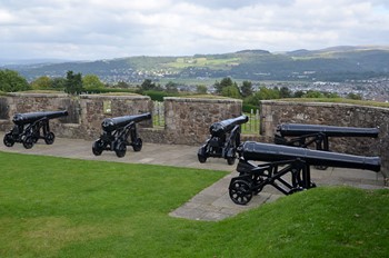 Guns on the French Spur - Stirling Castle, Scotland