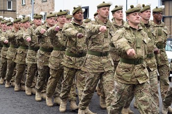 Royal Regiment of Scotland Freedom Parade in Ayr