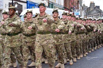 Royal Highland Fusiliers (2 Scots) - Ayr, Scotland 2013
