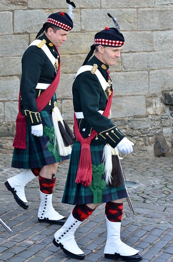 Lieutenant General A J N Graham - 21 Gun Salute at Stirling Castle November 2014