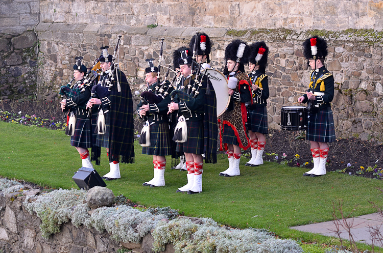 Band - 21 Gun Salute at Stirling Castle