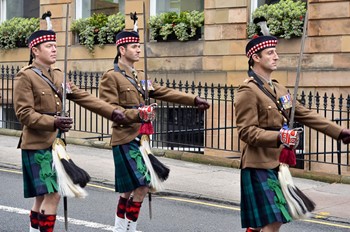 Lieutenant Colonel Robin Lindsay - Royal Highland Fusiliers Parade in Glasgow