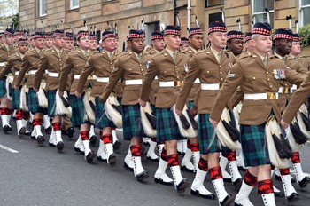 Royal Highland Fusiliers Homecoming Parade Glasgow