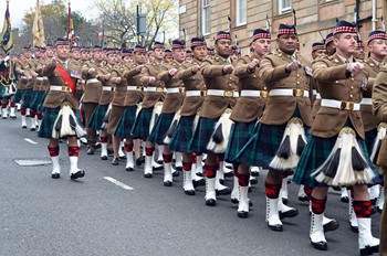 The Royal Regiment of Scotland (2 Scots) - Parade Glasgow
