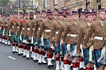 Royal Highland Fusiliers Parade 2013