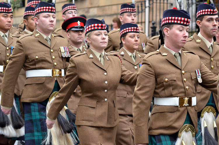 Royal Highland Fusiliers Homecoming Glasgow 2013