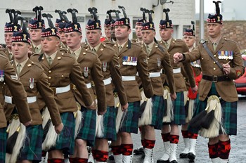 Royal Scots Borderers - Farewell Parade Prestonpans