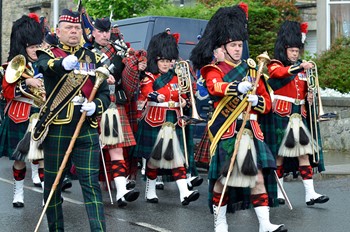 Band of the Royal Regiment of Scotland and 1 Scots Pipes and Drums - Parade in Prestonpans, Edinburgh