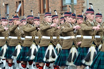 Royal Scots Borderers (1 Scots) - Prestonpans Farwell Parade