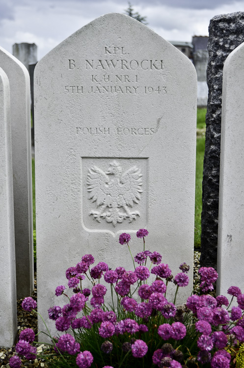 Bogusław Nawrocki Polish War Grave