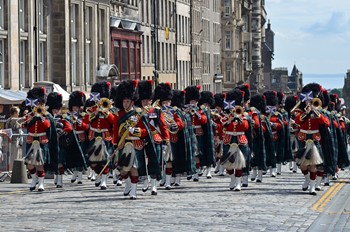 Band of the Royal Regiment of Scotland - Edinburgh Armed Forces Day 2014