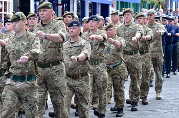 Parade Armed Forces Day Edinburgh 2014