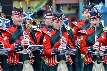 Band of the Royal Regiment of Scotland Clarinetists - Edinburgh Armed Forces Day 2014