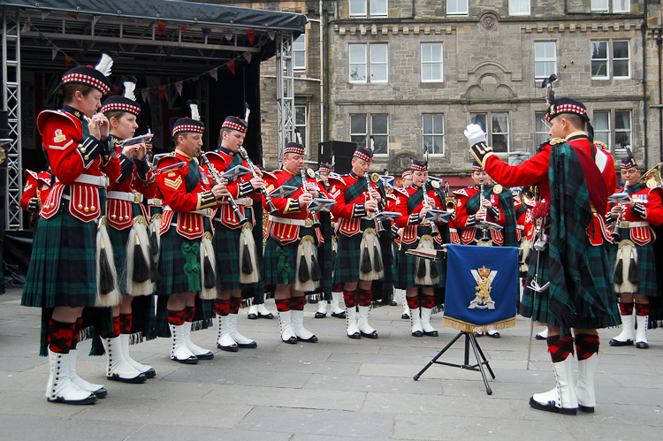 Band of the Royal Regiment of Scotland - Grassmarket, Edinburgh Armed Forces Day