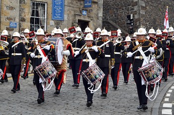 Royal Marines Band Scotland - Armed Forces Day 2014 Stirling