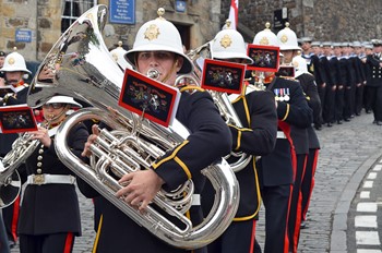 Royal Marines Band - Armed Forces Day 2014 Stirling