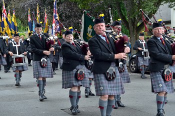 Isle of Cumbrae Pipe Band - Armed Forces Day Stirling 2014