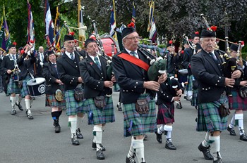 Biggar &amp; District Royal British Legion Pipe Band - Stirling 2014