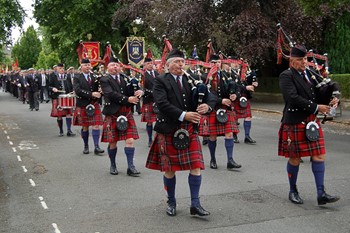 Pipe Band - Armed Forces Day 2014 Stirling