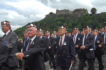 Argyll &amp; Sutherland Highlanders Veterans - Armed Forces Day National Event Stirling 2014