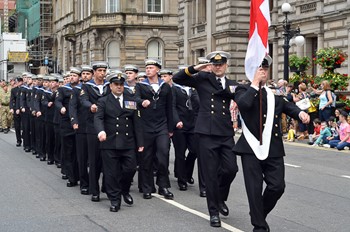 Royal Navy - Glasgow Armed Forces Day 2014